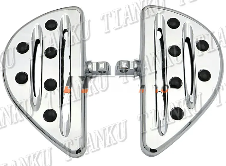 

Front Rear Floorboards Footrest For Fit Electra Glides Street Glides Road Glides Tour Glides Dyna Wide Glide Softail FLST