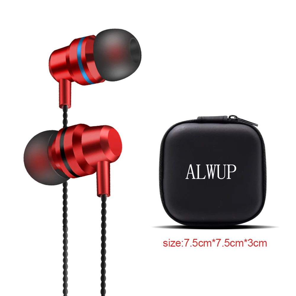 Earphones With Microphone For Phone Headphone Sport Stereo In-ear Earphone Earbud Noise Cancelling Earphone For Huawei P9 Lite