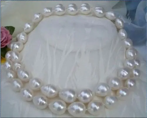 

New huge 36"10-11MM SOUTH SEA WHITE PEARL NECKLACE AAAA+0088