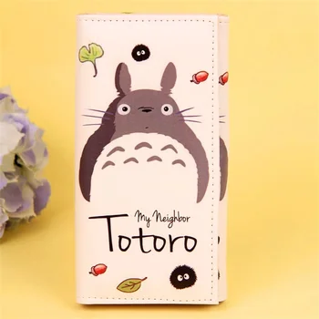 

Women My Neighbor Totoro Wallets Mcneely Female Cartoon Wallet Lovely Coin Pocket Ladies Long Clutch Wallet Card Holder Purse