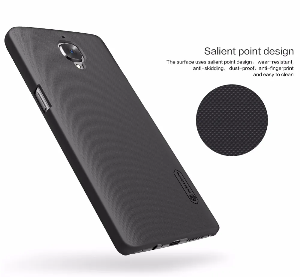 One plus 3 case Oneplus 3 case NILLKIN Super Frosted Shield hard back cover for Oneplus 3 3T 5 T