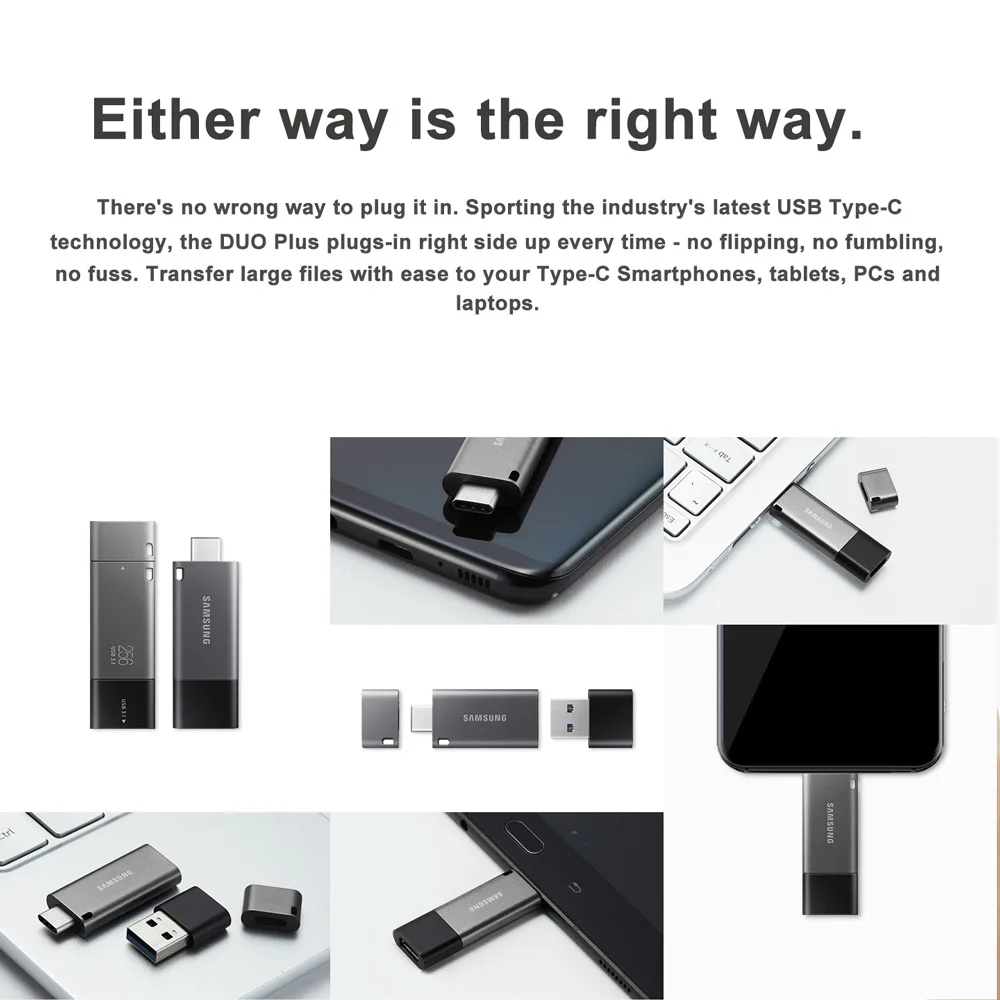 Samsung USB 3,1 флеш-накопитель 128 ГБ Скорость до 300 МБ/с. флэш-накопитель Тип C и USB A Duo флеш-накопитель для ноутбука и мобильного телефона