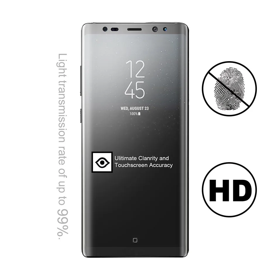 3D полное покрытие матовый протектор экрана для samsung Galaxy S7 Edge S8 S9 S10 Plus S10e Note 8 9 10 Plus мягкая пленка не стекло