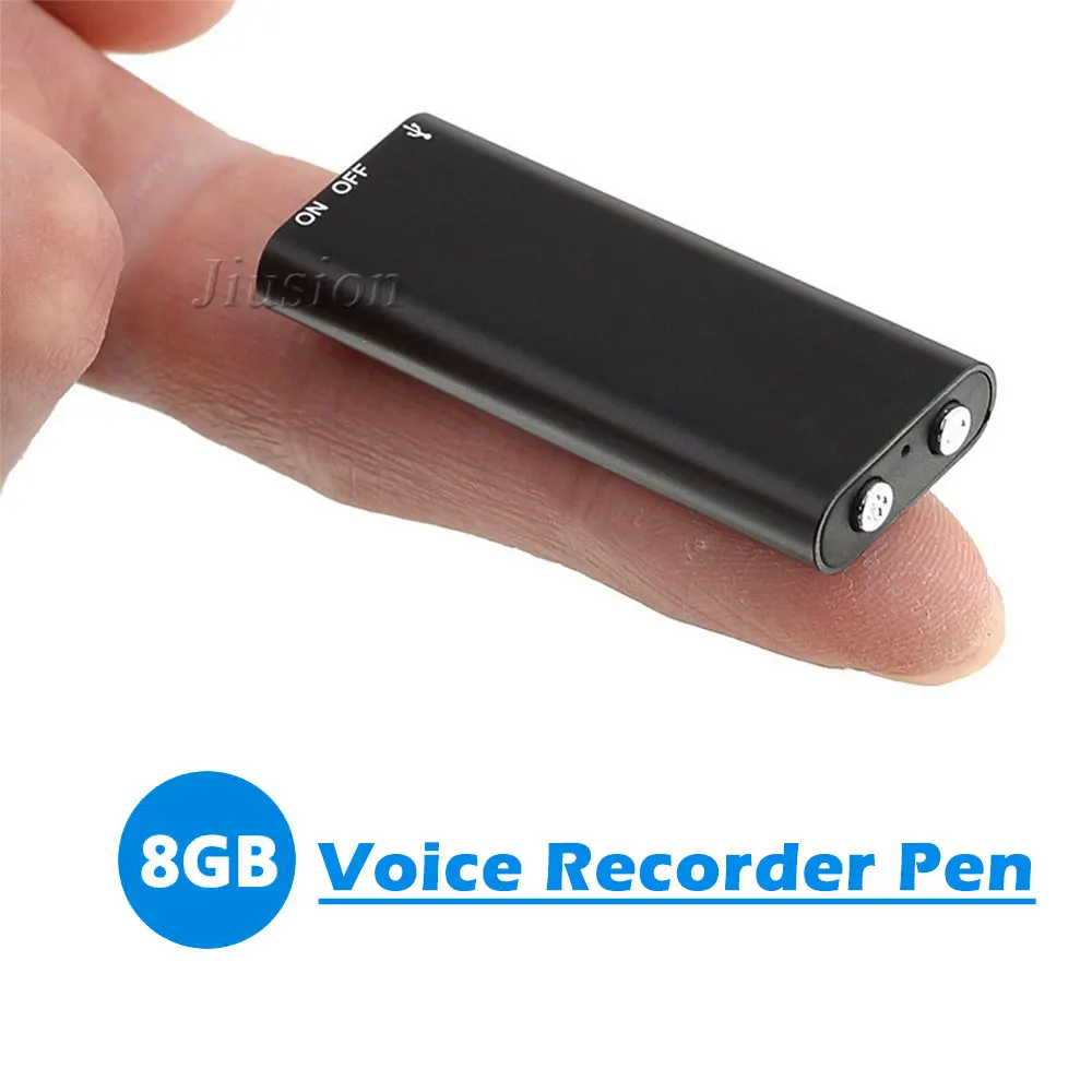 Мини Цифровой Аудио Голос музыкальная ручка Регистраторы 8 GB USB Стиль Портативный Secret Professional 14 часовая запись с MP3 плеер