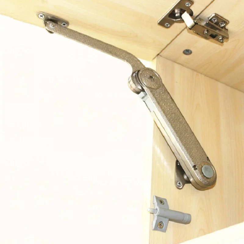 Регулируемый Подъемный шкаф для кухонного шкафа с откидной крышкой для подъемника двери, тяжелый механический опорный буфер