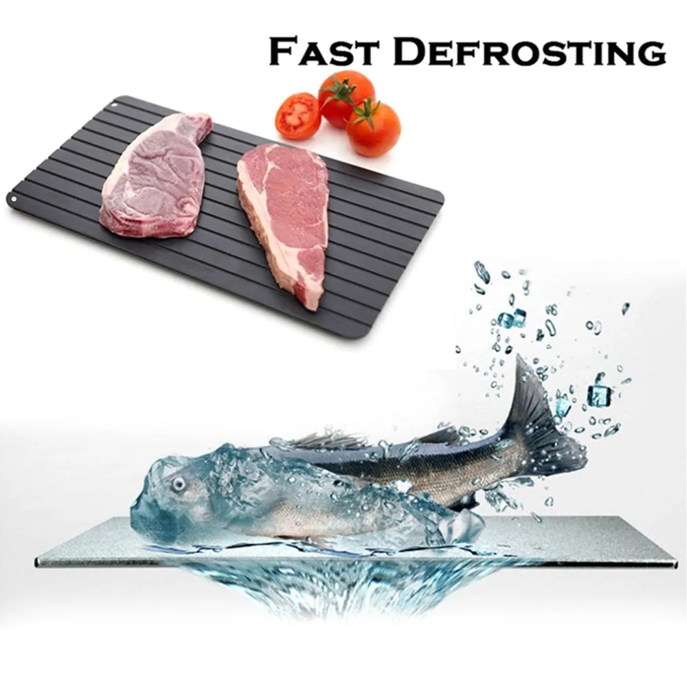 

Household Frozen Food Quickly Defrosting Tray Fast Thawing Plate Board Kitchen Chef Cooking Tool Without Electricity Chemicals