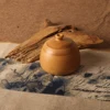 Банки для хранения из натурального бамбука, маленькая бутылка, стандартные банки для чая, для специй, крупные продукты, круглая баночка с крышкой в винтажном стиле ► Фото 3/6