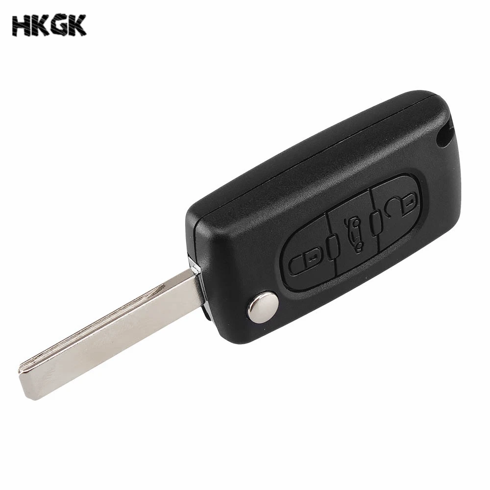 KEYYOU-Flip-Folding-Remote-Key-Shell-Case-For-Peugeot-207-208-307-308-408-3-Buttons