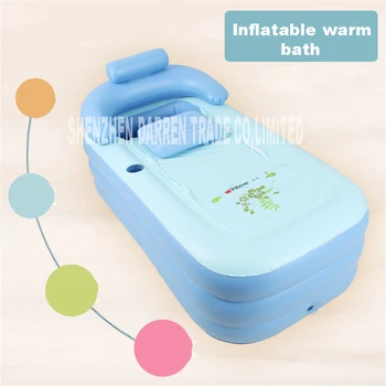 

YG001 Adult Spa PVC Folding Portable plastic bathtub for adults Bathtub Inflatable size 160 cm * 84 cm * 64 cm + Foot Air Pump