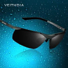 VEITHDIA 2020 Designer Men Sunglasses Aluminum Magnesium Polarized Lens Sun glasses Brand Male Eyewear For 6501