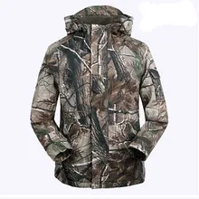 Охотничья одежда водонепроницаемая мягкая оболочка тактическая куртка уличная армейская Военная флисовая тренировочная ветрозащитная камуфляжная верхняя одежда пальто