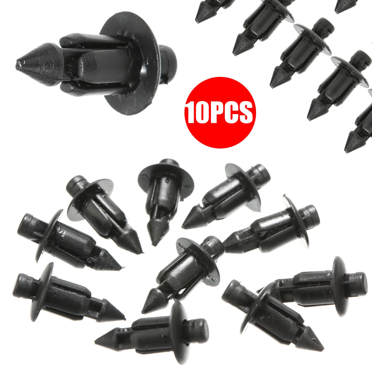 10pcs 6mm Bike Fairing Rivet Trim Clip Plastic Rivet Trim Clips For Honda For Yamaha For Suzuki Kawasaki