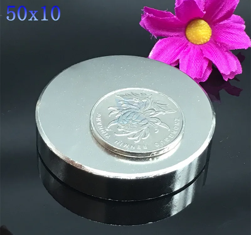 Неодимовый магнит N35 Сильный диск nd fe B 50x10 мм 1 шт. бесплатная доставка|craft caddy|craft