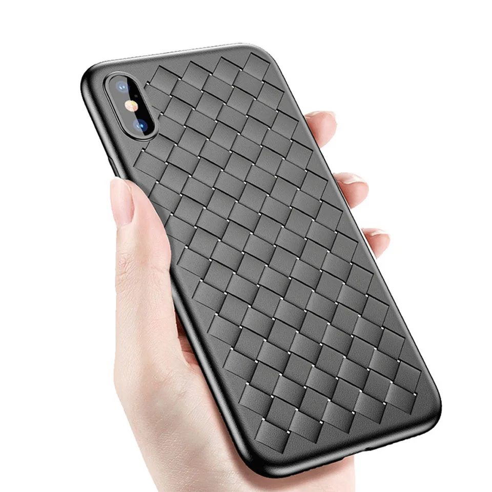 Heat Dissipation 3D Mesh Weave TPU Case For iphone X 6 6s 7 8 Plus Cover Silicone Rubber Soft Shell On Apple Phone Cases Bag |