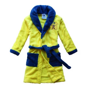 1pcs 2014 baby kids spongebob child bathrobe pajamas sleepwear child