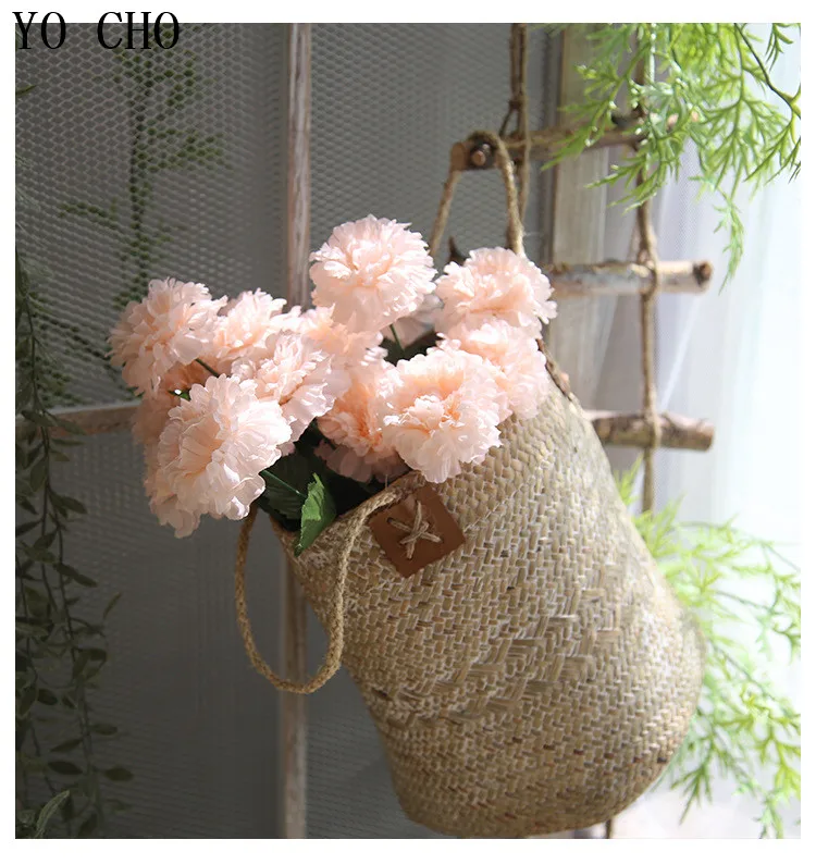 Tea rose chrysanthemum artificial flower bouquet 12
