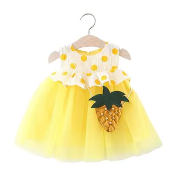 

Girls dress summer new Korean version of the little girl Western style mesh tutu summer baby child princess dress
