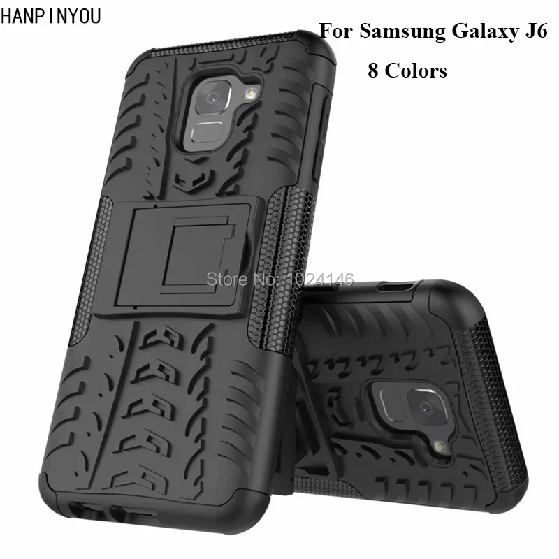 Блестящий гибридный мягкий противоударный силиконовый чехол для Samsung Galaxy J6 (2018)