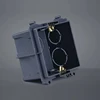 Black Color 86mm Hiding Installation Concealed Mount Box Enclosure Junction Wiring Boxes For Wall Outlet Panel ► Photo 2/6