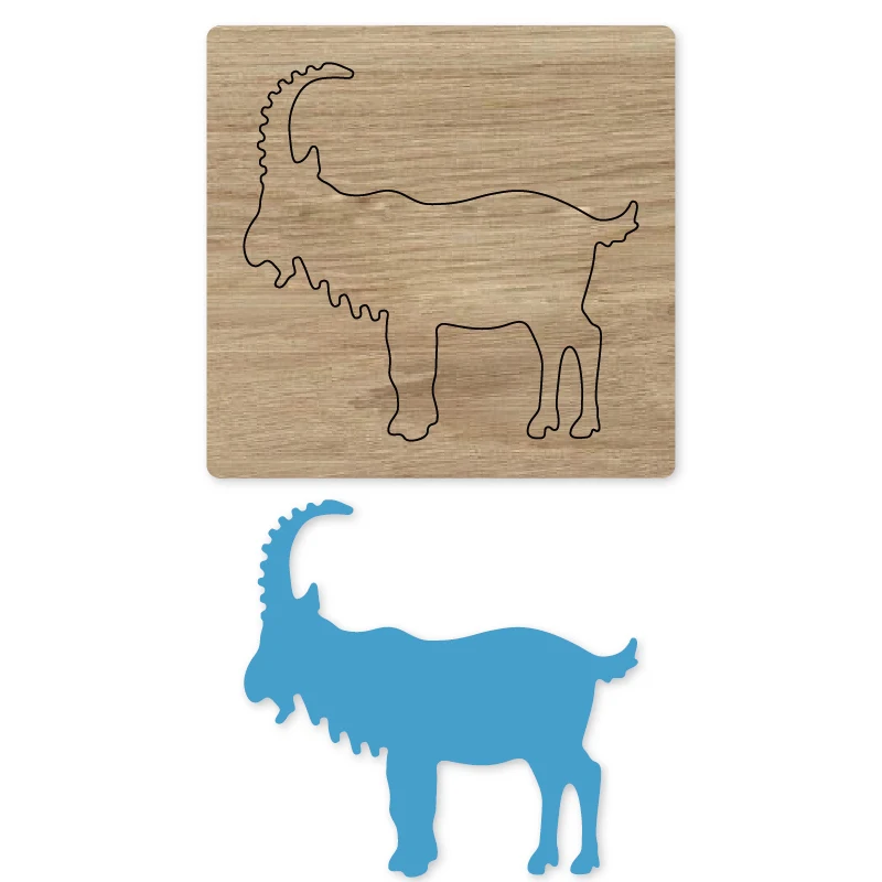 

2019 New Customized Wooden dies Goat Sheep Metal Cutting Dies Tools for Diy Scrapbooking Wooden Dies For Leather Crafts Making