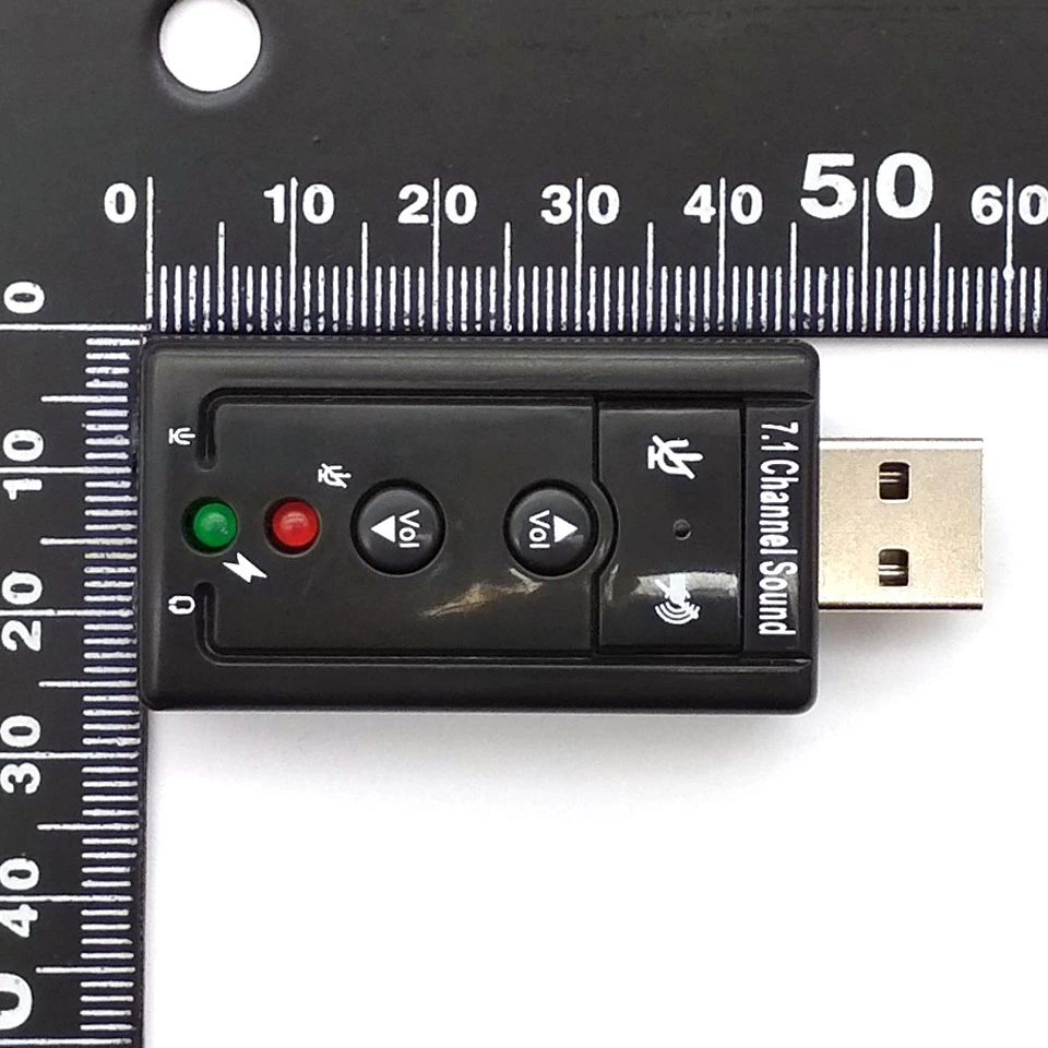 Внешняя мини звуковая карта USB 2 0 7 1 каналов 3D Виртуальная 12 Мбит/с аудио микрофон
