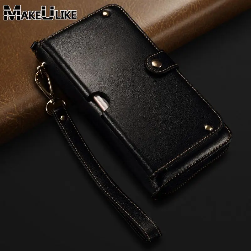 

Genuine Leather Handbag Case For iPhone XS Max XR Wallet Pouch Universal Strap Multipurpose Phone Bag Cases For iPhone XR XS Max