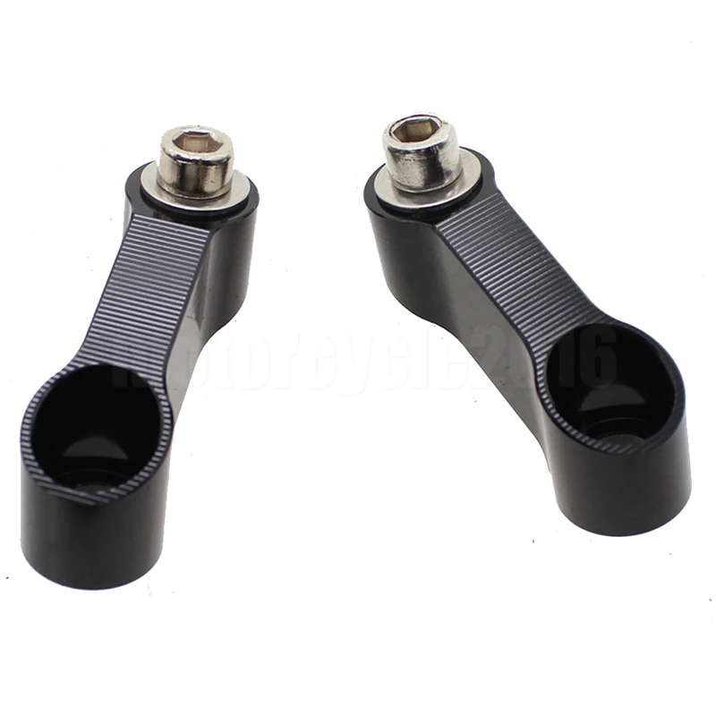 10MM X 1.25 Pitch Left Thread Mirror Riser Extender Adapter CNC