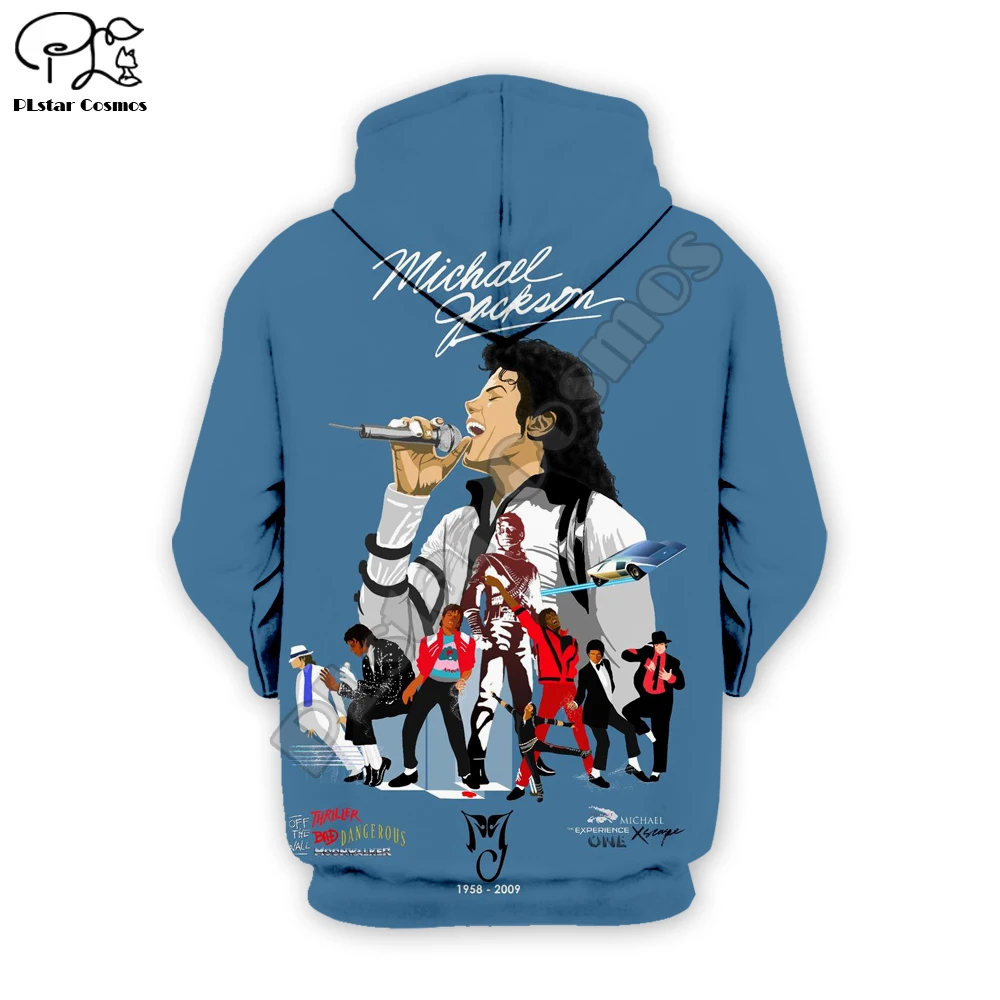 PLstar Cosmos Michael Jackson 3D Printed Hoodie/Sweatshirt/Jacket/Mens Womens hip hop apparel Drop shipping