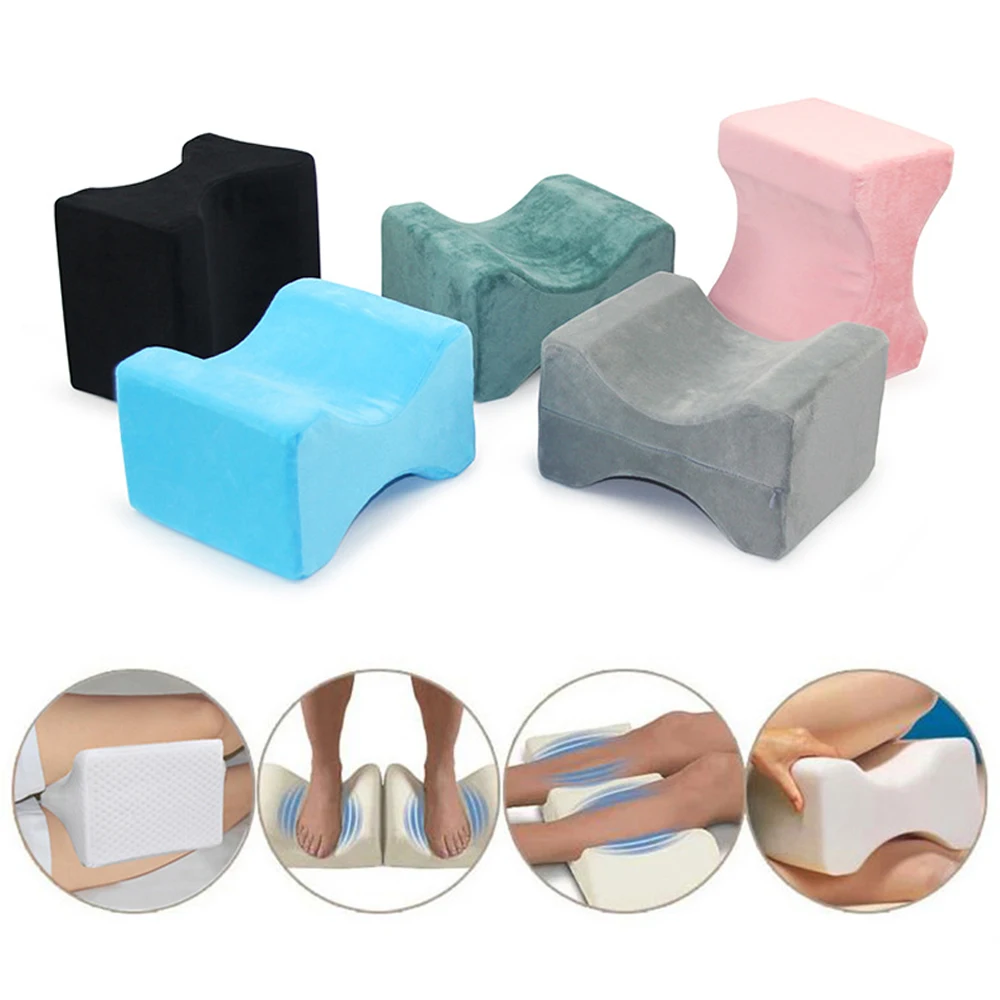 

For Sleeping Sciatica Back Hip Joint Pain Relief Contour Thigh Leg Pad Support Cushion Orthopedic Memory Foam Knee Wedge Pillow