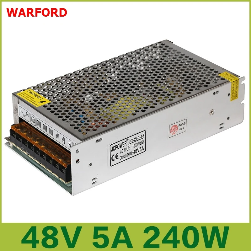 

high quality DC48V 5A 240W Universal Regulated Switching Power Supply for CCTV Led Radio Lighting Transformers
