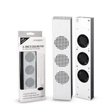 Вентилятор охлаждения с 3 высокоскоростными вентиляторами и двумя портами usb для Xbox One Slim консоли
