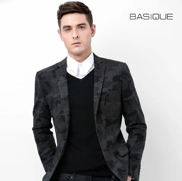 Promoción de Mens Chaqueta Gris - Compra Mens Chaqueta