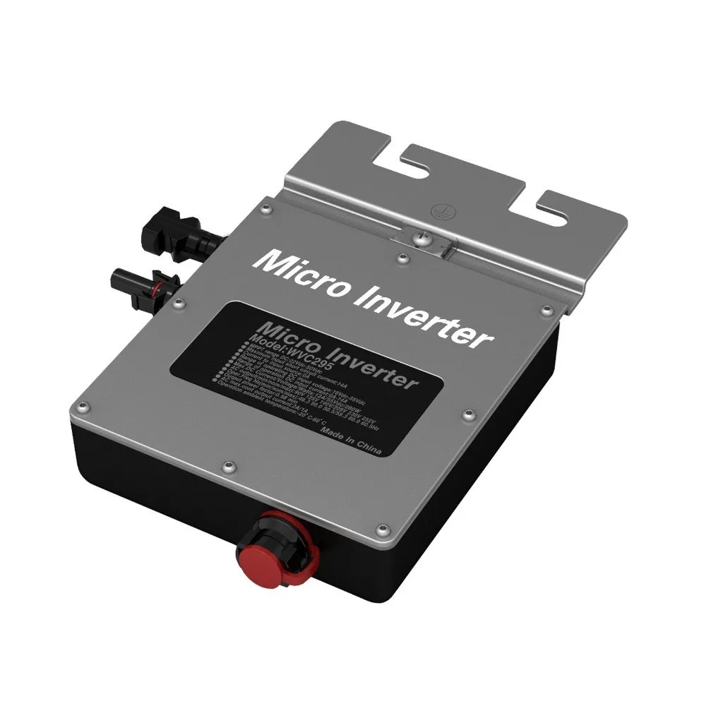 WVC295-120VAC-Waterproof-IP67-micro-Solar-Inverter-with-Power-Line-Communications-function