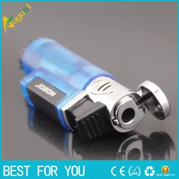

100pcs/lot small torch gas lighter w jet usb Cigar tobacco pipe indproof cigarette butane Rechargeable Flameless Lighter
