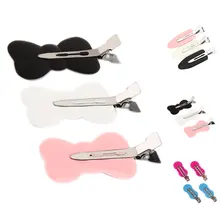 Без изгиба накладная челка клипсы без отметки лист лук арахиса пластиковые волосы стайлинг красота аксессуары смешанный цвет