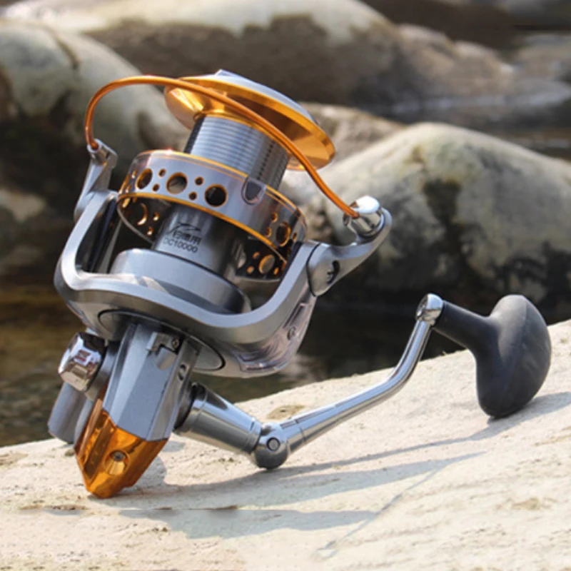 

FDDL 1000-10000Size 12+1BB Metal Trolling Reel Moulinet Spinning Feeder Fishing Reels Carp One Way Clutch Fishing Reel Shimano