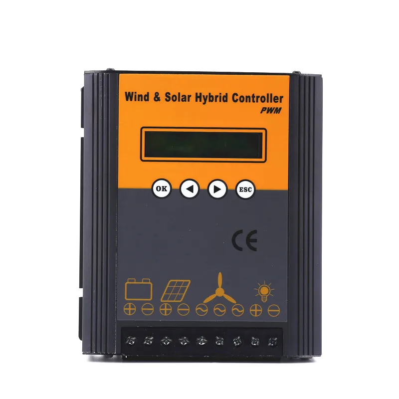 

12V 500W PWM wind solar charge controller for off grid PV wind hybrid home system