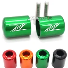Для Kawasaki Z800, Z1000, z900 Z750R Z750S Z650 Z300 Z250 Manopole наконечники велосипедного руля Кепки Copertura слайдер аксессуары мото ЧПУ
