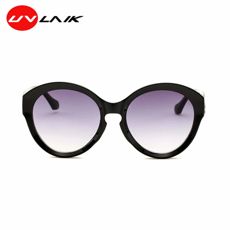 UVLAIK кошачьи глаза женские солнцезащитные очки большие градиентные линзы роскошный тренд дизайн текстура покрытие удобные женские солнцезащитные очки UV400