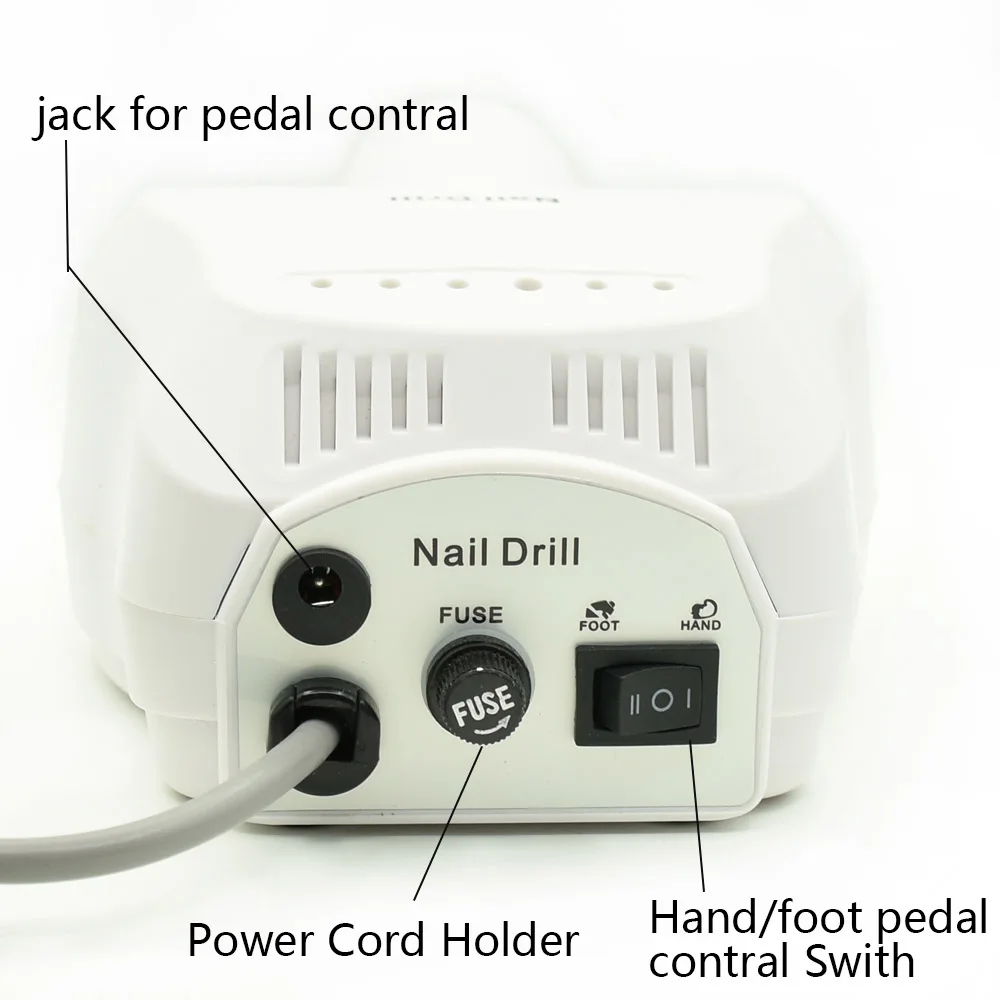 Electric Nail Drill For Nail Art Gel Polish Pro 30000RPM Manicure Machine Kit Pedicure File Remove
