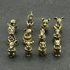 Mini Cute Brass Chinese Zodiac Animal Statue Decoration Ornament Sculpture Incense Holder Home Office Desk Decor Funny Toy Gift ► Photo 3/6