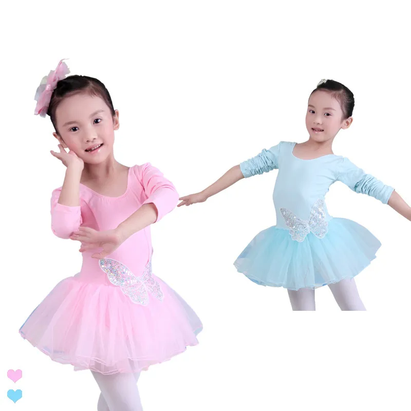 Children Kids Cotton Sequin Butterfly Professional Ballet ...