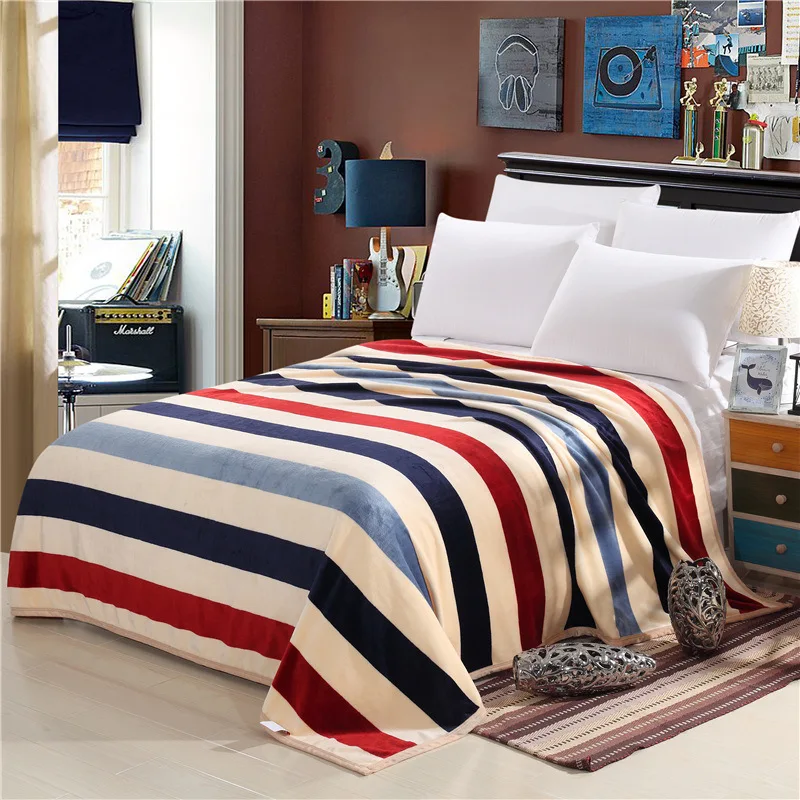 Autumn And Winter Fashion Super Soft Flannel Wool Blanket Sofa Bed Single Bed Blanket King Size Bed Blanket Wool Blanketsingle Bed Blankets Aliexpress