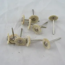 50 шт./партия, щетка из белой щетины, ювелирные мини полировальные щетки, мини-монтажные щетки, мини ювелирные шлифовальные круги