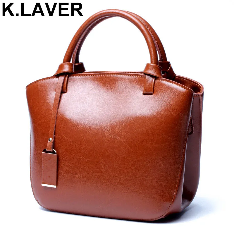 

K.LAVER Famous Brand bag 100% Real Leather Bags shoulder Messenger bag Europe and the United States fashion cowhide leather bag