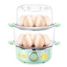 DMWD Нержавеющая сталь Электрический Плита 220V 2 Слои Завтрак машина быстрого яйцо Плита яйцо заварной крем отпариватель Еда нагреватель