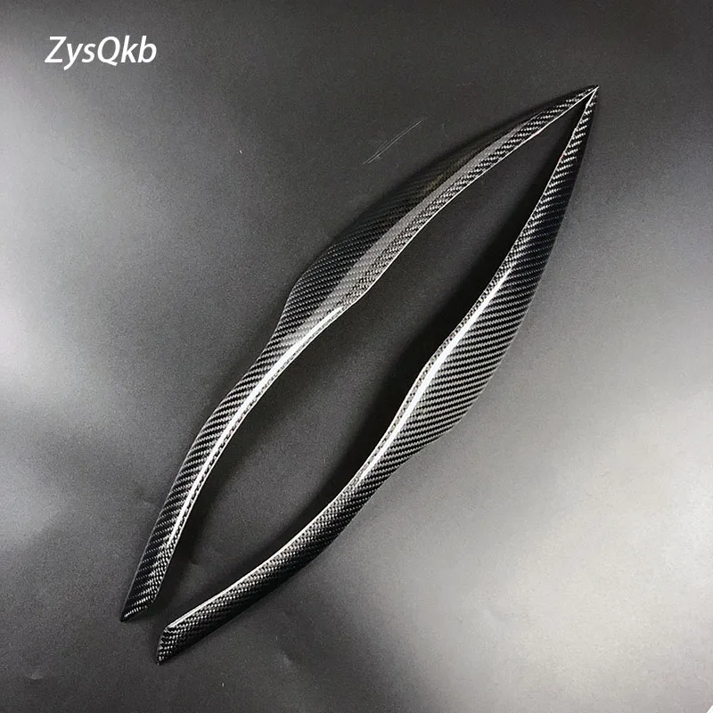 

1 Pair Carbon Fiber Headlights Eyebrows Eyelids for 2005 - 2011 BMW E90 E91