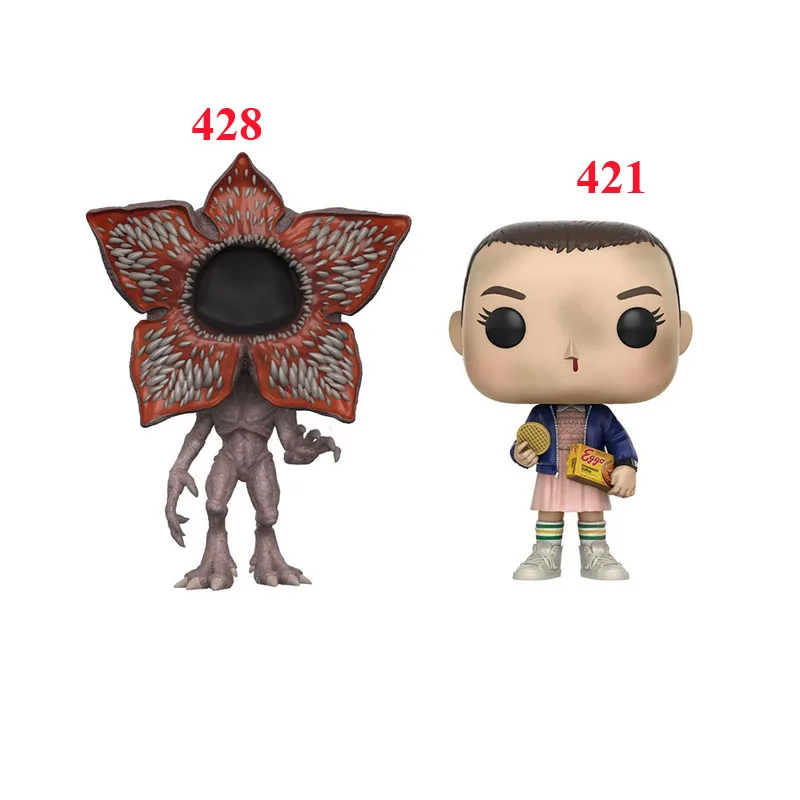 Странные Вещи телевизионная фигурка Eleven с Eggos Demogorgan Коллекционная модель игрушки
