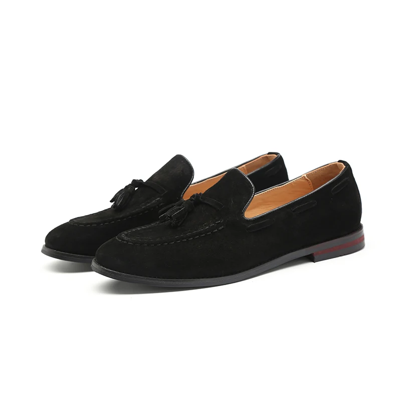 Black matte loafers Clearance