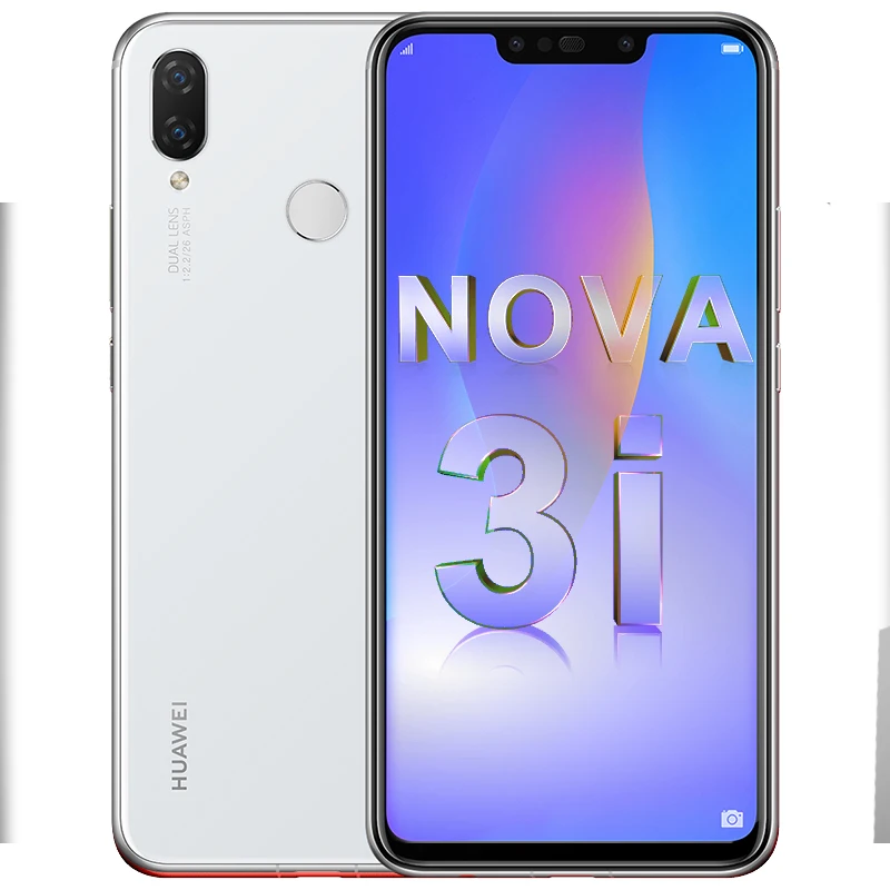 Мобильный телефон huawei Nova 3i с глобальной прошивкой, 4 Гб, 128 ГБ, 6,3 дюйма, Kirin 710, четыре ядра, Android 8,0, отпечаток пальца, ID, 3340 мАч